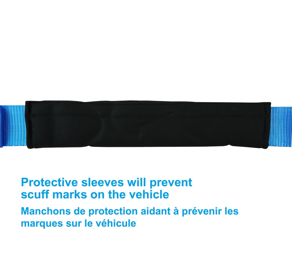 MotoMaster 3,600-lb Heavy Duty Ratchet Tie Down Strap, Assorted Sizes, 4-pk