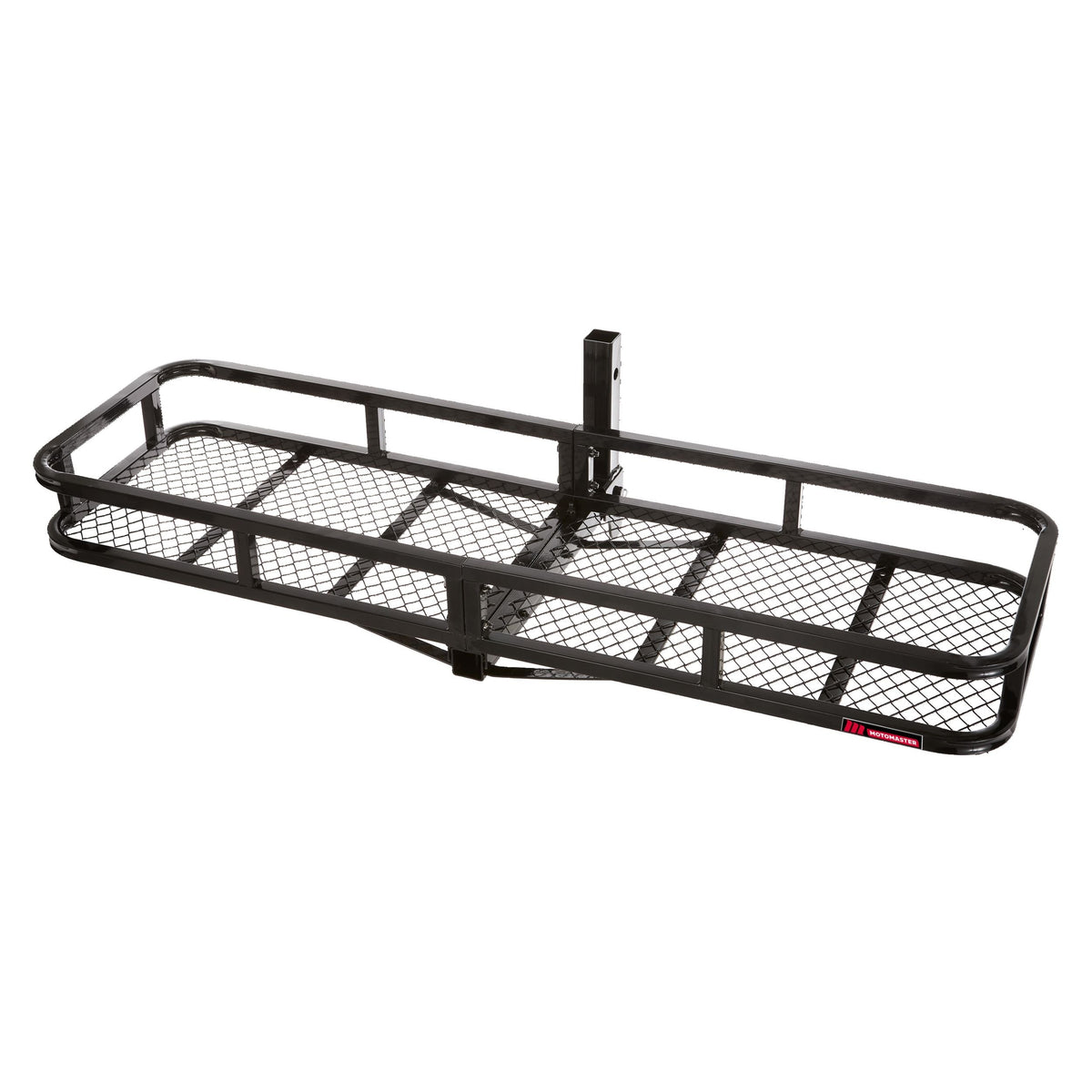 MotoMaster Hitch Basket, Steel with Folding Shank