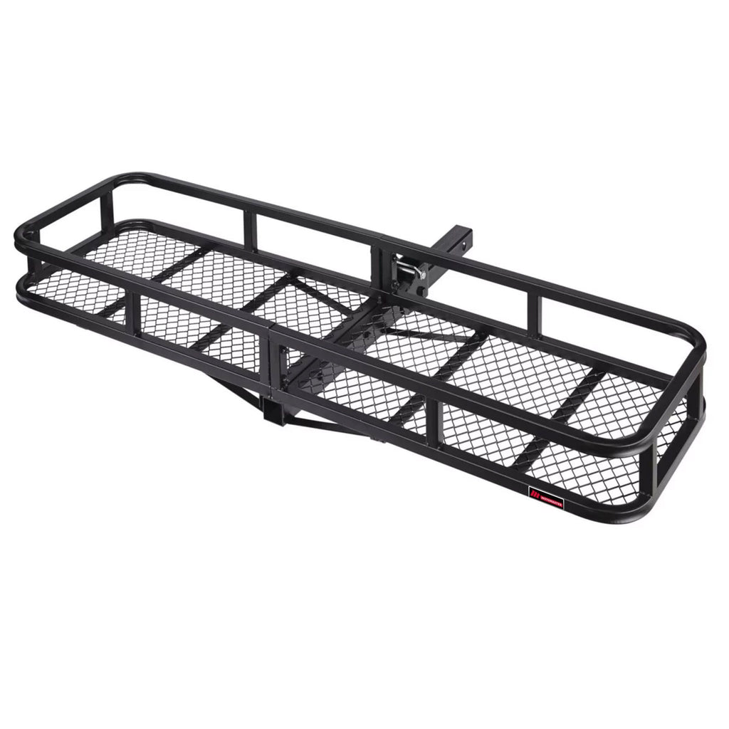 MotoMaster Hitch Basket, Steel with Folding Shank