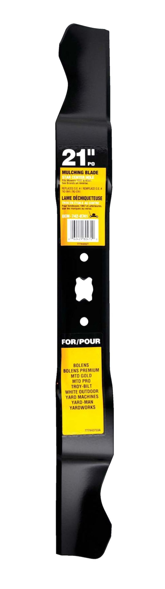MTD Mulch Lawn Mower Replacement Blade, 21-in
