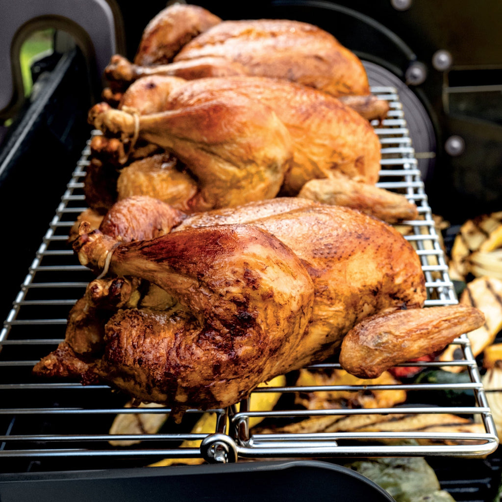 Ninja FlexFlame Upgrades Expandable Stainless Steel Roast & Smoke Rack