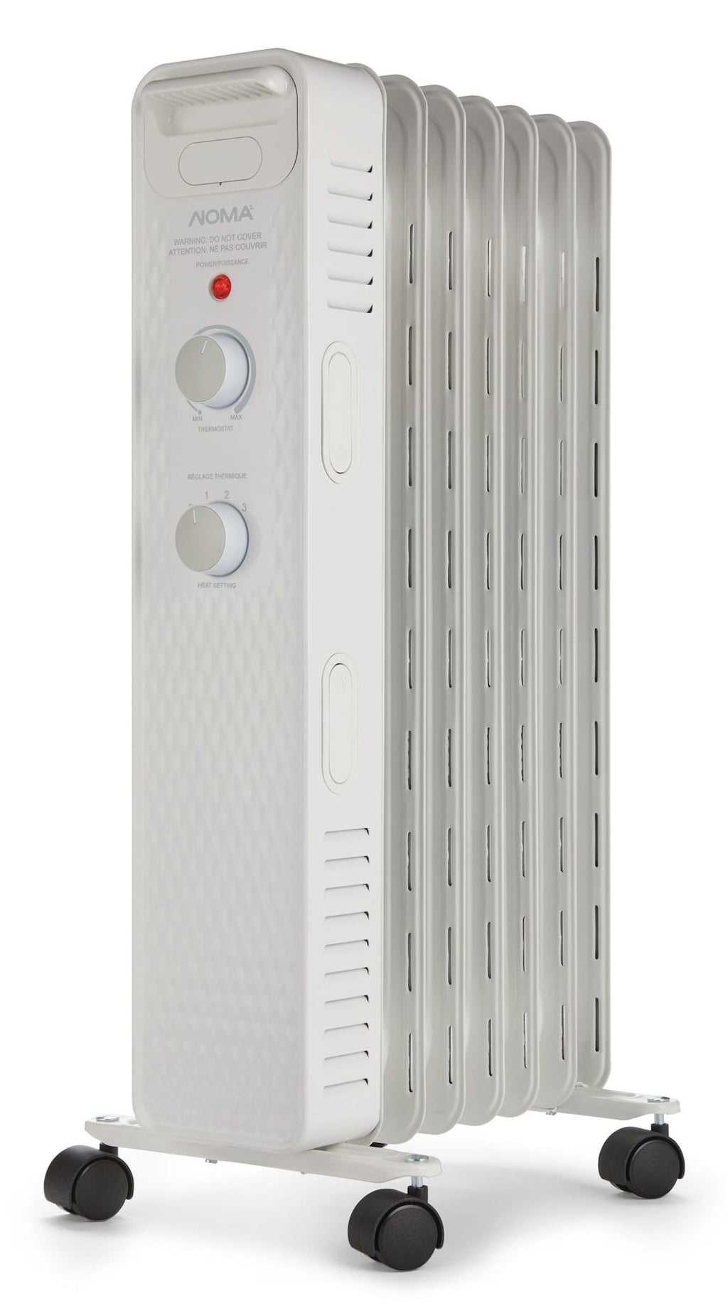 NOMA 3-Setting Mechanical Oil Filled Radiator with Adjustable Thermostat