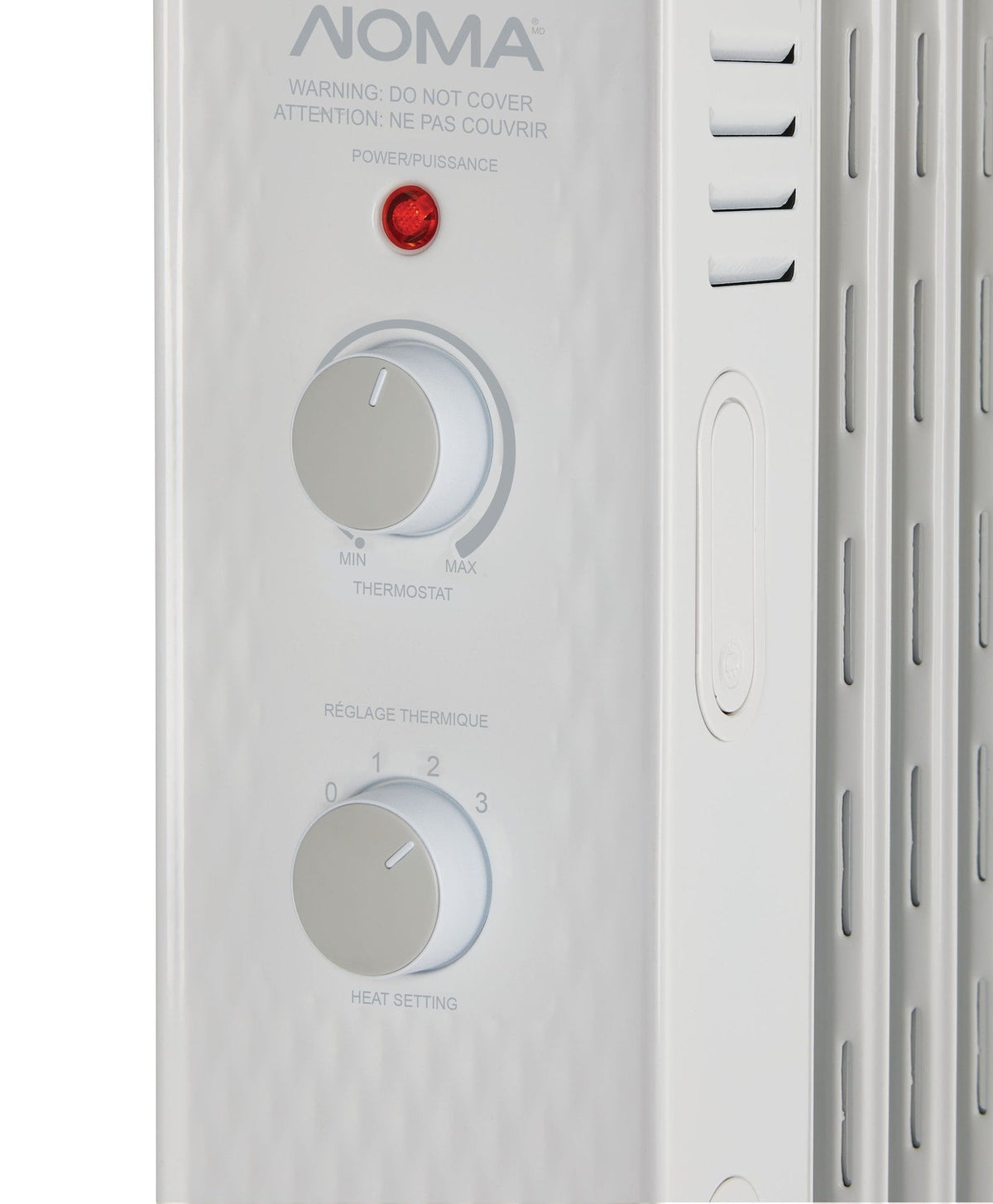NOMA 3-Setting Mechanical Oil Filled Radiator with Adjustable Thermostat