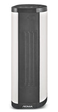 NOMA Oscillating Tower/Baseboard Heater withRemote Control & Thermostat, 1500W, White