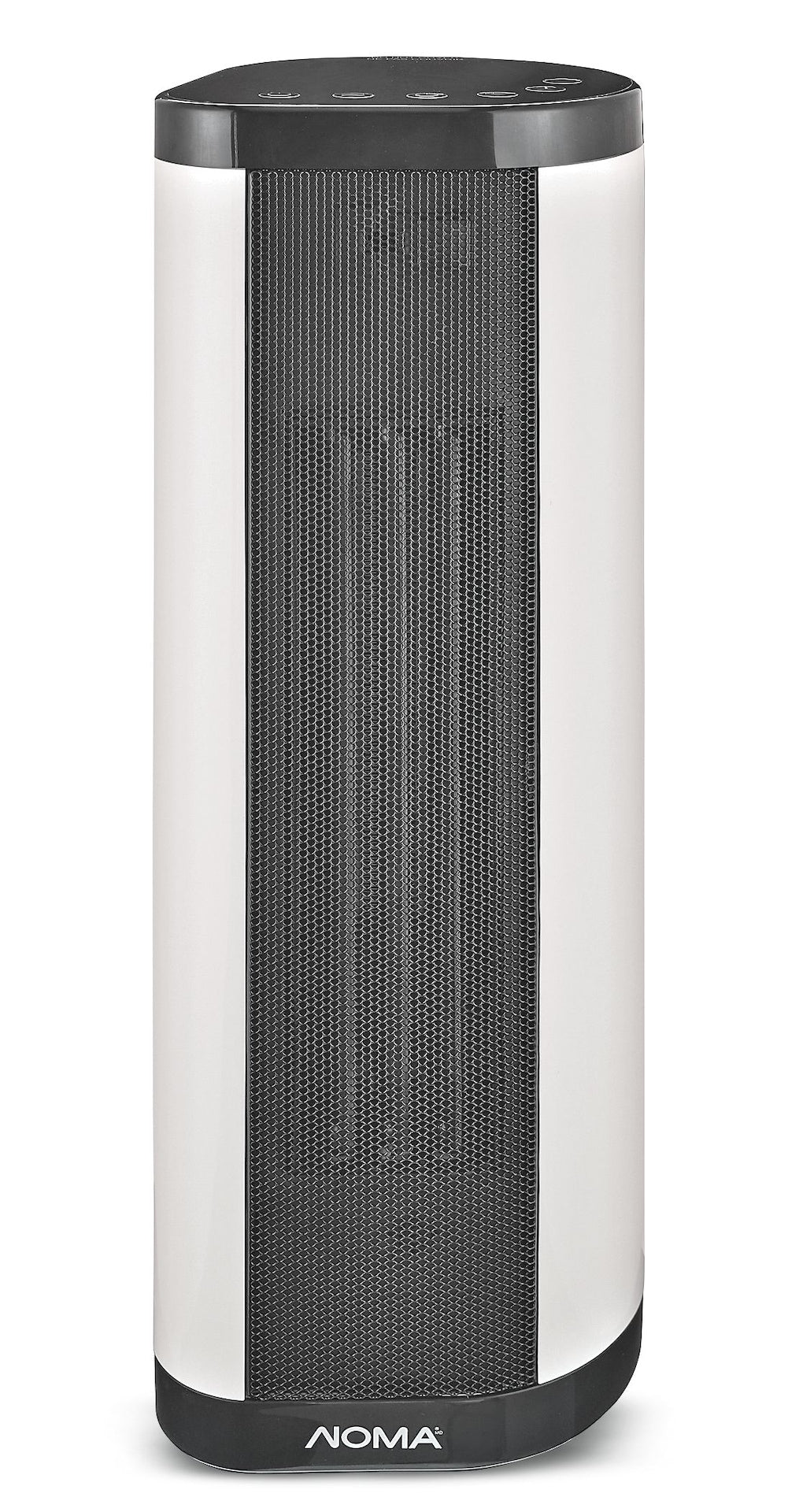 NOMA Oscillating Tower/Baseboard Heater withRemote Control & Thermostat, 1500W, White