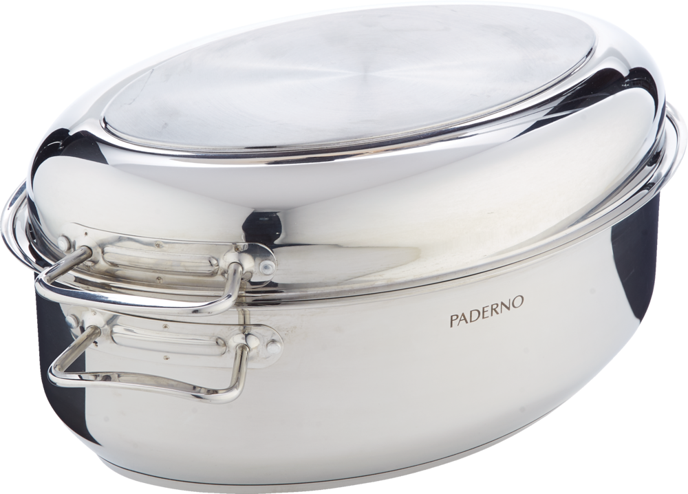 PADERNO 18/10 Stainless Steel Multi-Roaster with Removable Rack, 50.3 x 18cm