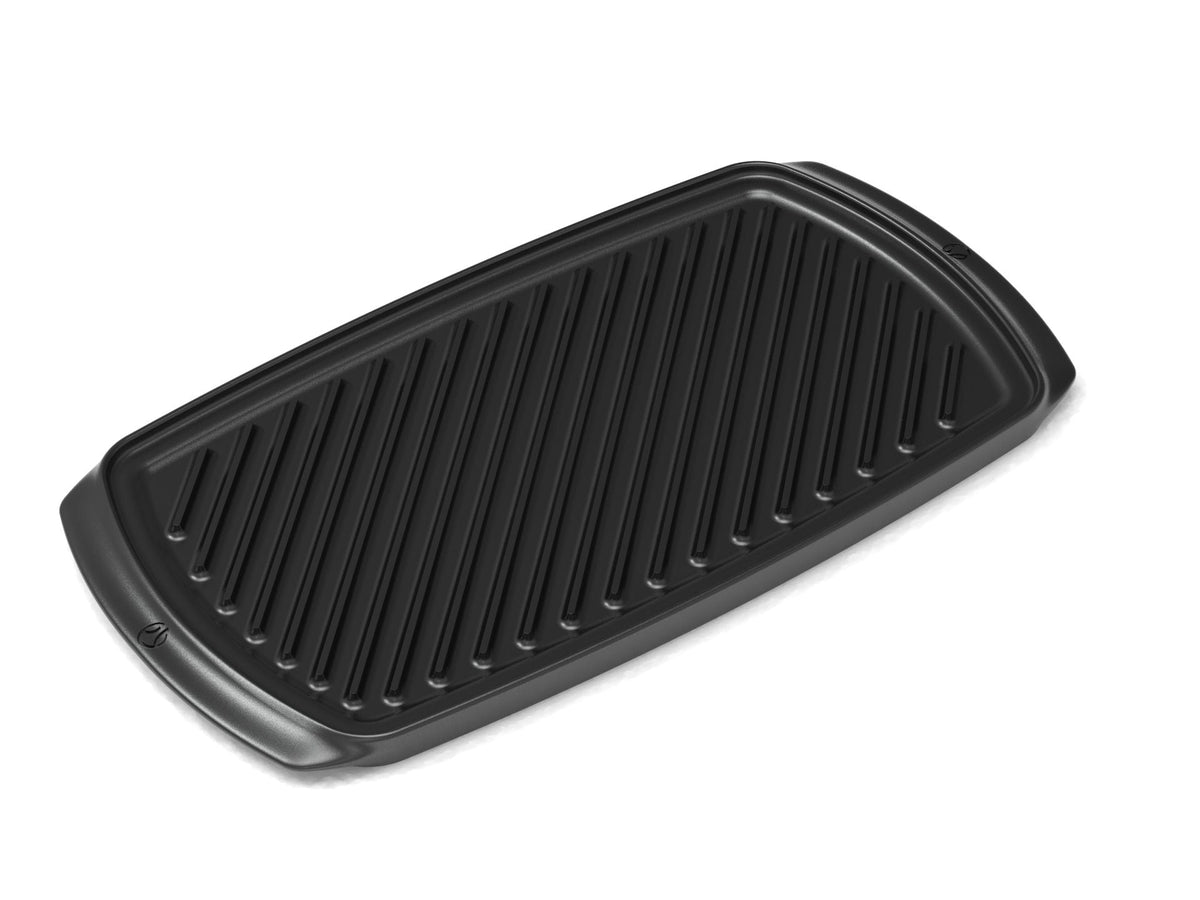 PADERNO Signature Cast Iron Reversible Grill & Griddle, BBQ & Oven Safe, Black, 20-in x 10-in