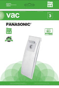 Panasonic U/U3 Replacement Allergen Vacuum Cleaner Bags, 3-pk