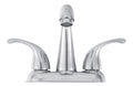 Peerless Double Handle Rigid Spout 4-in Centreset Bathroom Sink Faucet with Pop-Up Drain, Chrome