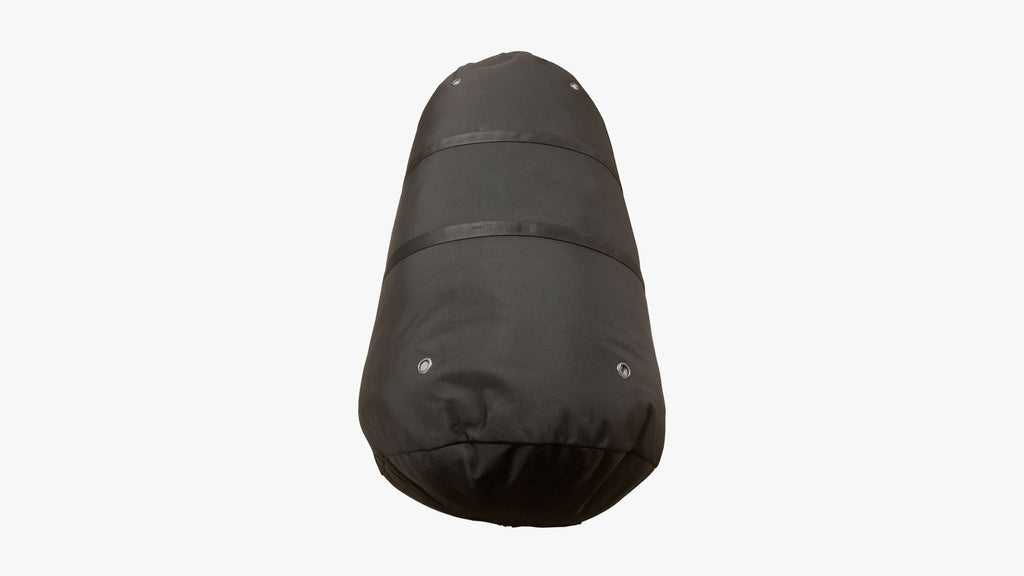 Plowser Extra-Large Black Nylon Storage Cargo Bag with Handles and Full-Length Zipper