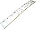 PRIME1 Aluminum Bi-Folding Arched Loading Ramp with Adjustable Straps, 85 x 12-in