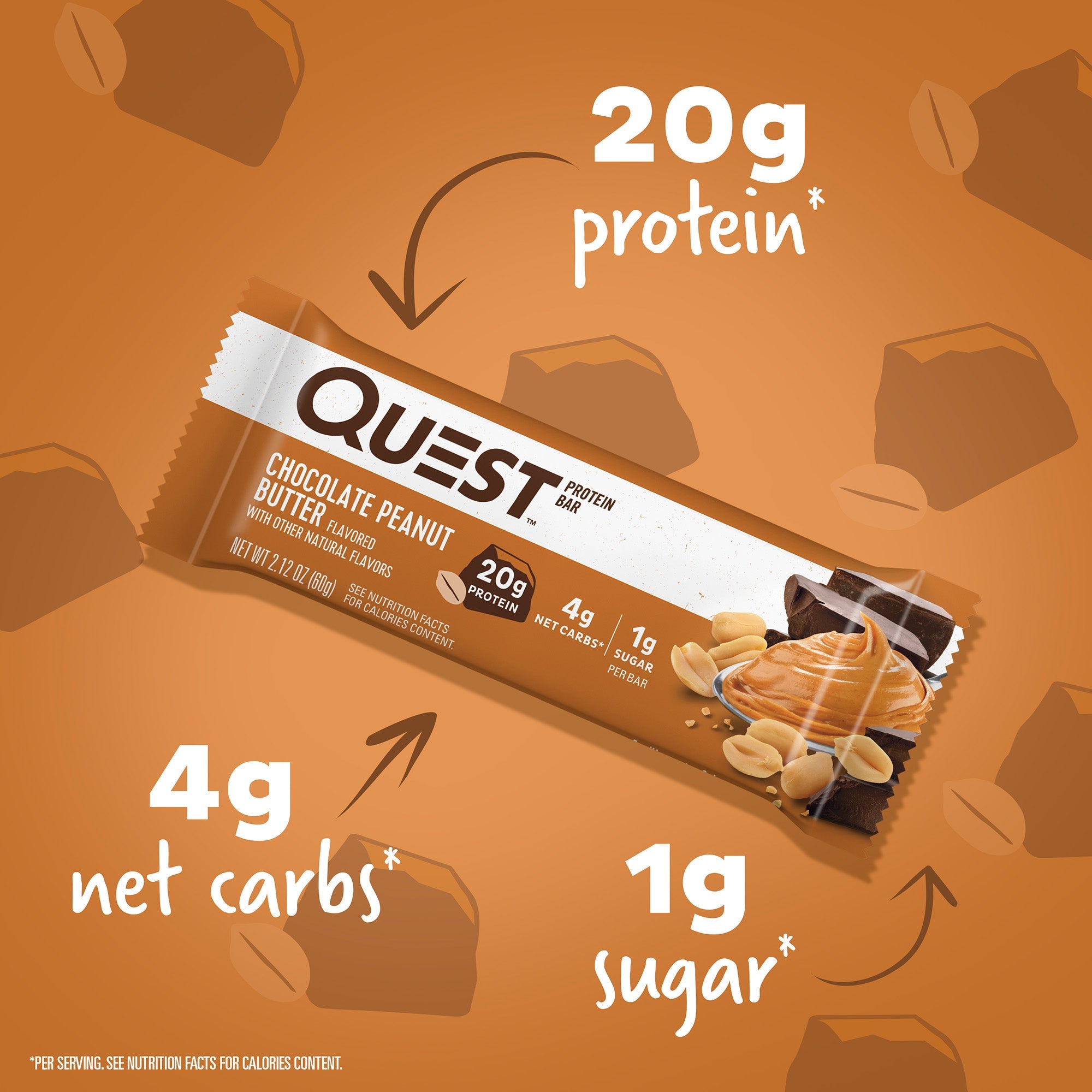 Chocolate Peanut Butter Protein Bar