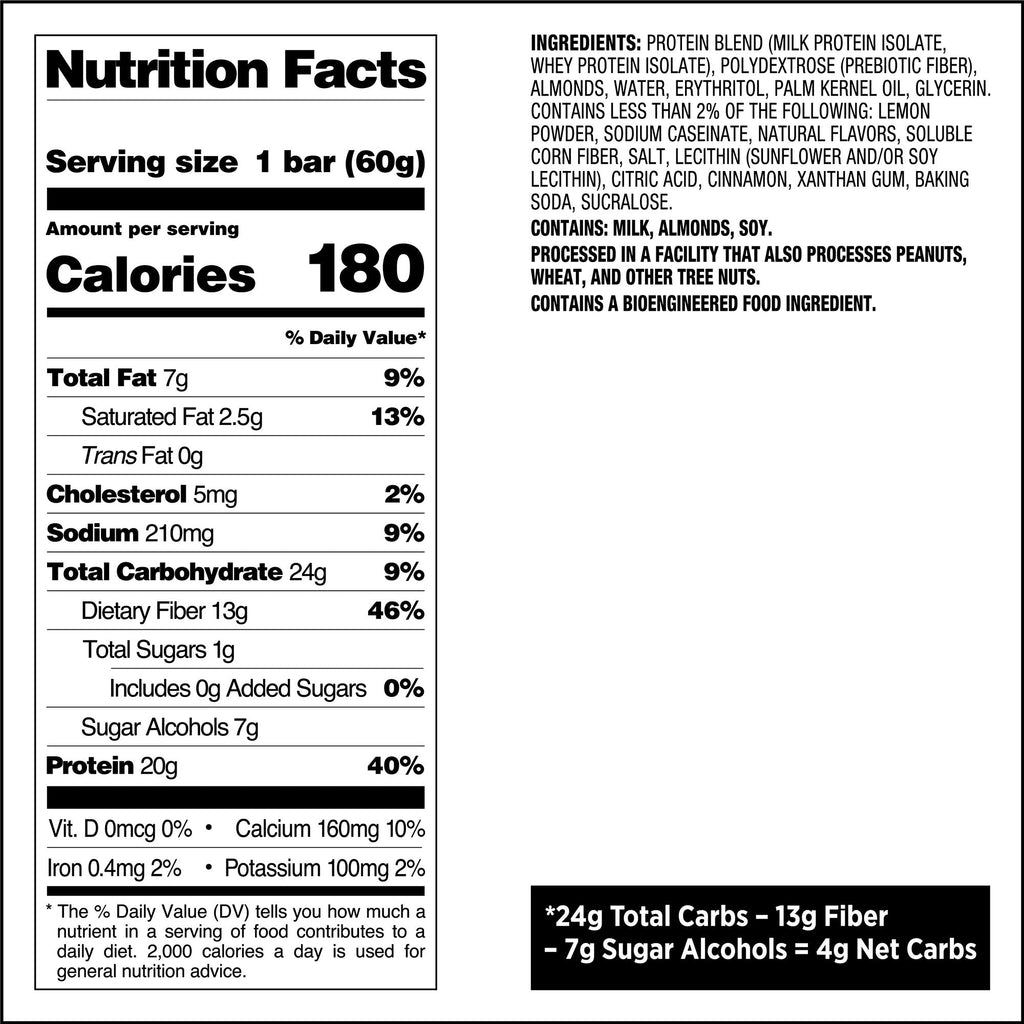 Lemon Cake Protein Bars