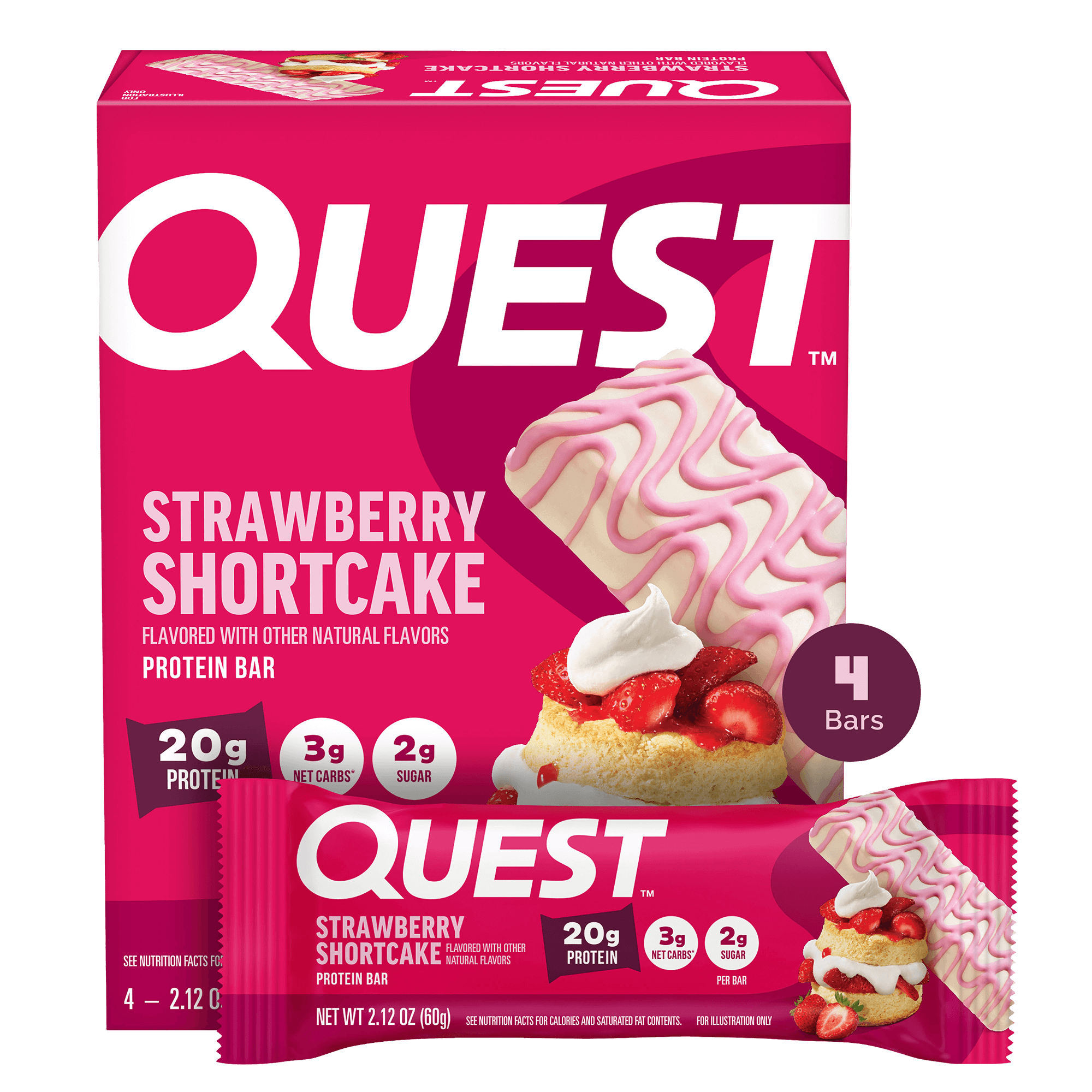 Strawberry Shortcake Protein Bar