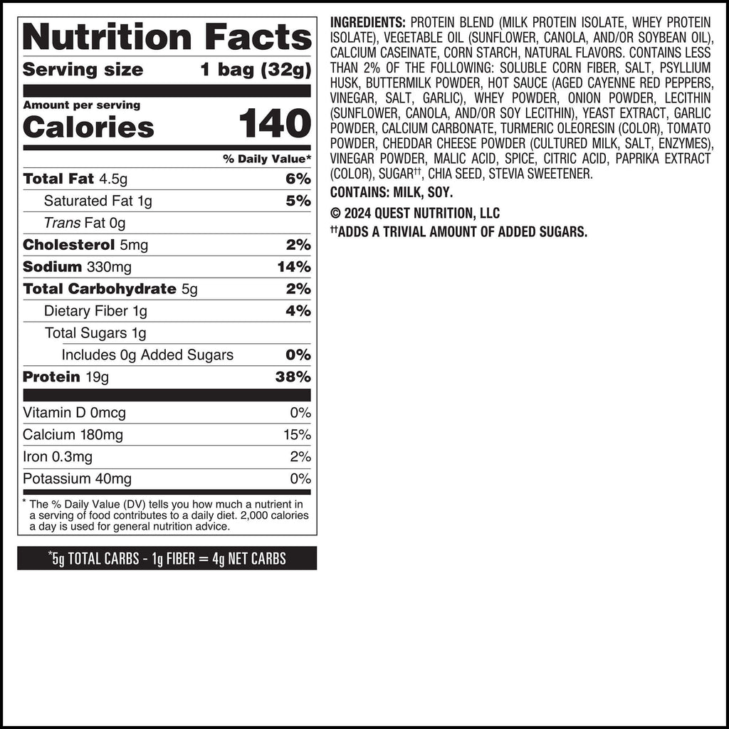 Buffalo Ranch Protein Chips