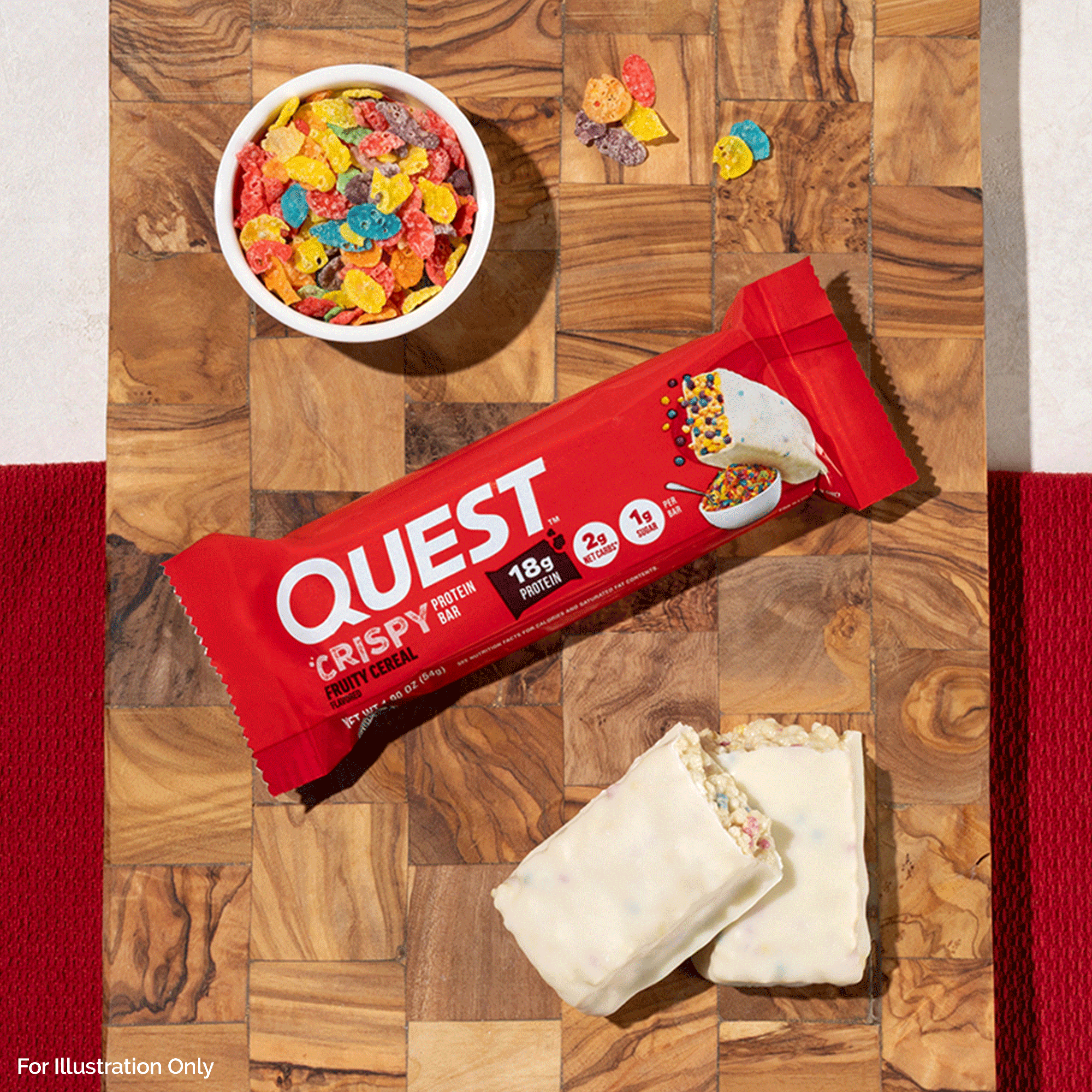 Fruity Cereal Crispy Hero Protein Bars