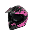 Raider GX4 Youth Dirt Bike/ATV Helmet, Pink/Black, Assorted Sizes