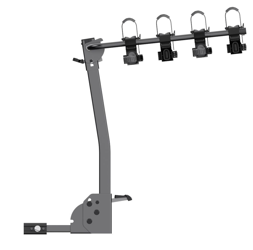 Raleigh 4 Dual Arm Hitch Mounted Hanging Bike Carrier, 4-Bikes