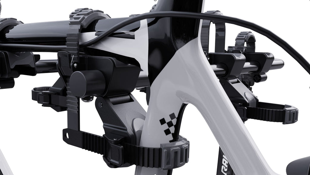 Raleigh 4 Dual Arm Hitch Mounted Hanging Bike Carrier, 4-Bikes