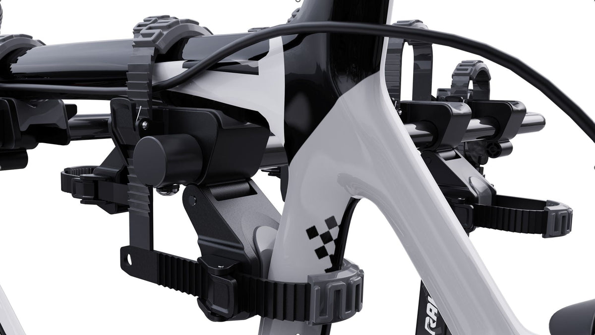 Raleigh 4 Dual Arm Hitch Mounted Hanging Bike Carrier, 4-Bikes