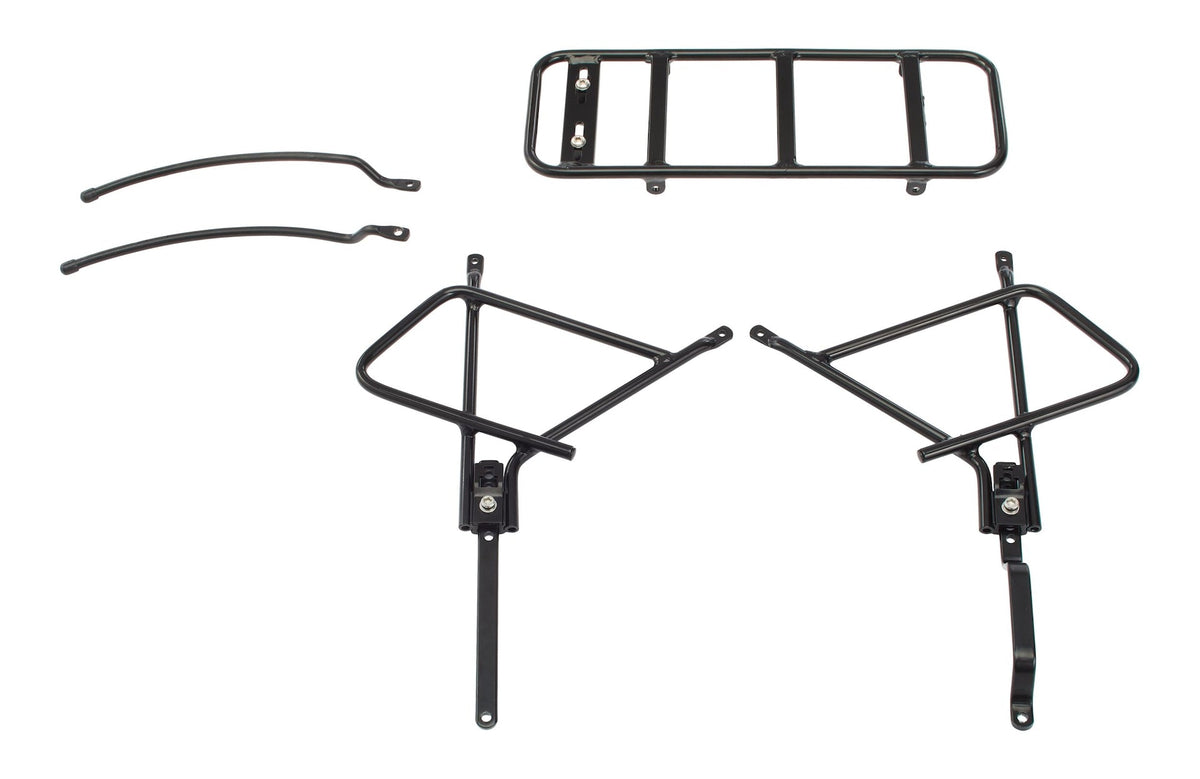 Raleigh Adjustable Rear Bike Rack, Lightweight, Aluminum, Black