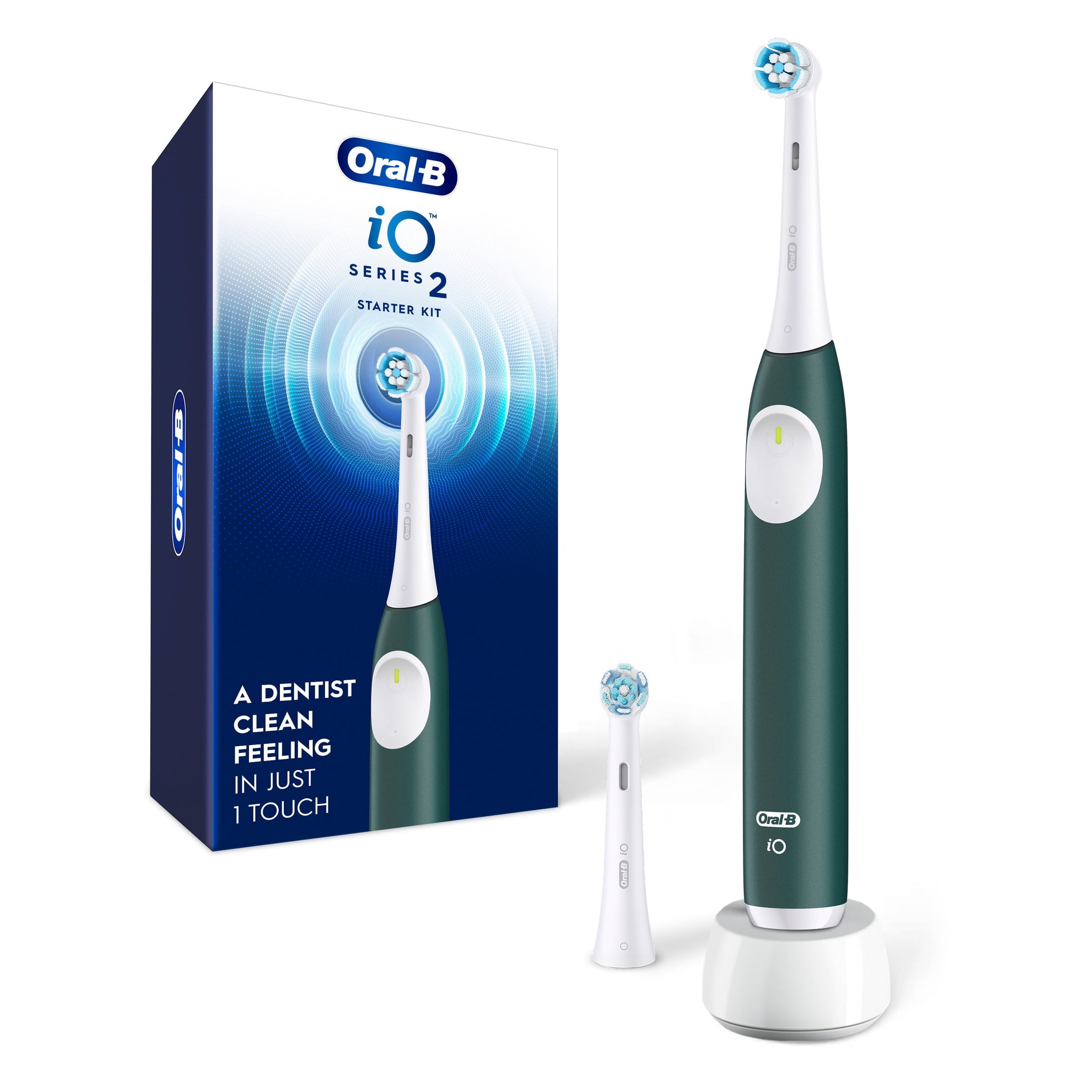 Toothbrush, iO Series 2 Electric Toothbrush Starter Kit, Night Black