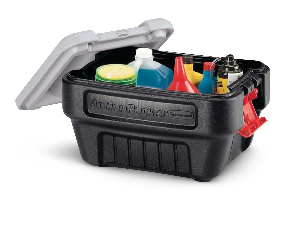 Rubbermaid Action Packer Latch Storage Container, Stackable and Recyclable, 30.3-L