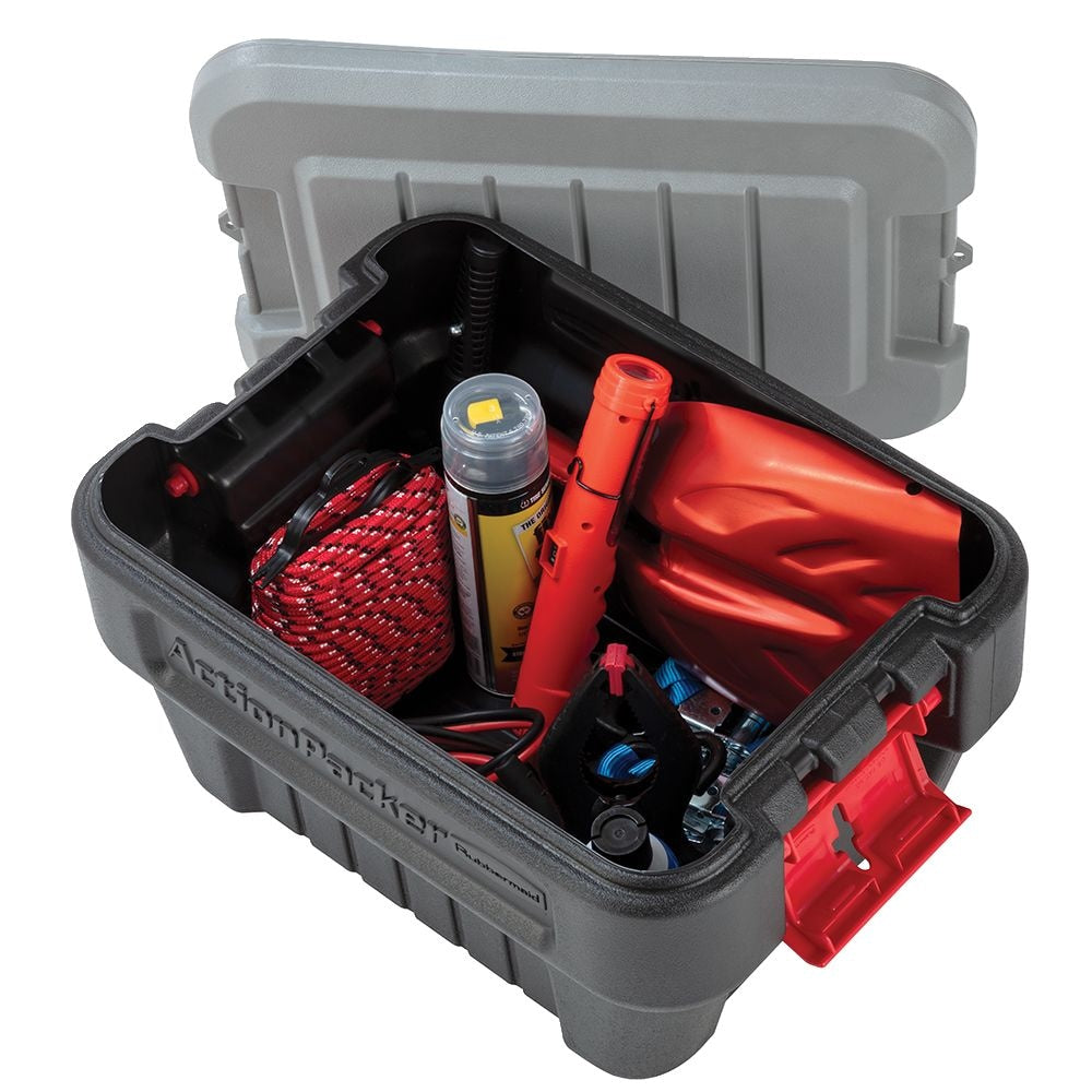 Rubbermaid Action Packer Latch Storage Container, Stackable and Recyclable, 30.3-L
