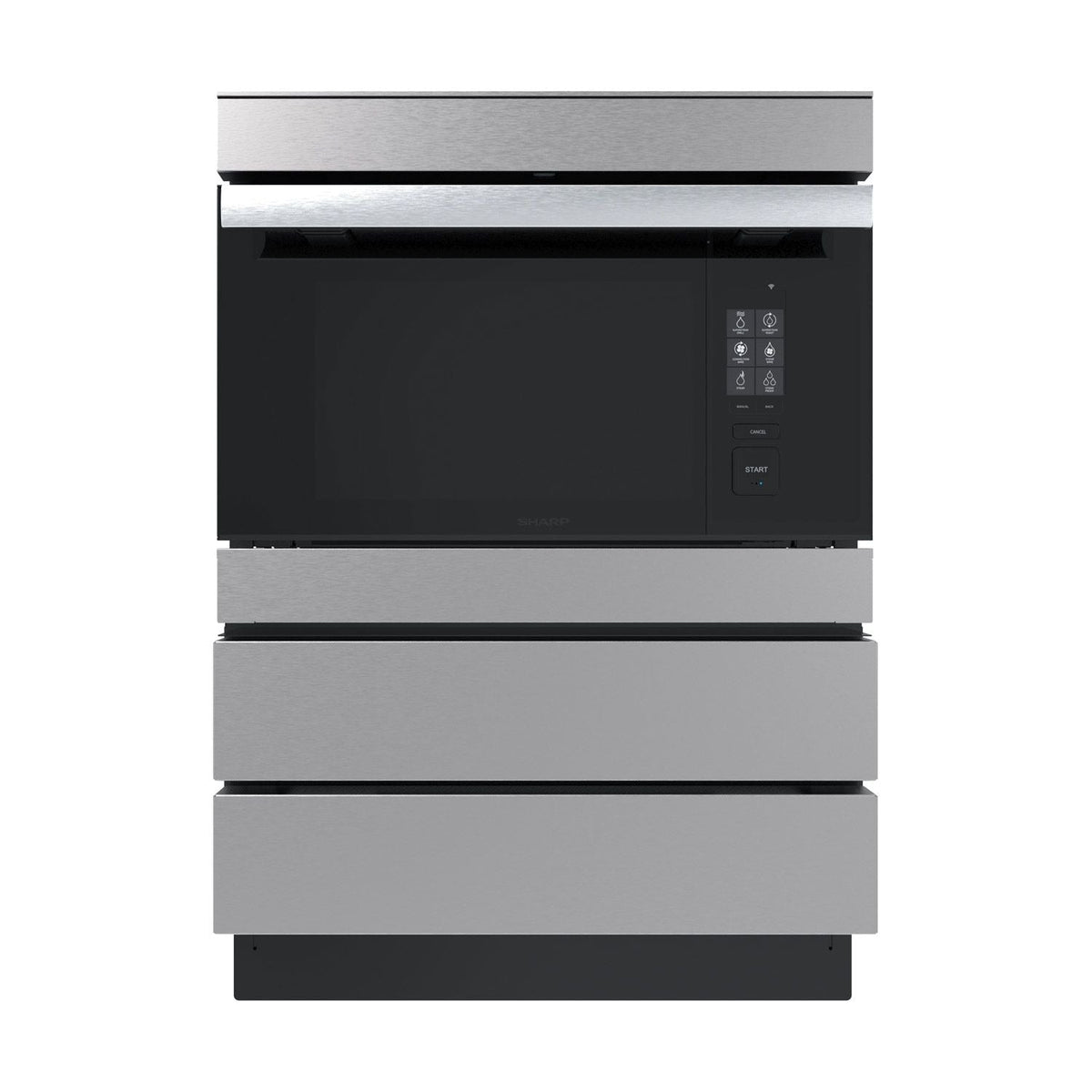 Sharp Under the Counter Microwave Drawer and Oven Pedestal, 24-in