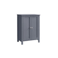 Songmics Home Dove Grey Floor Cabinet with 2 Adjustable Shelves
