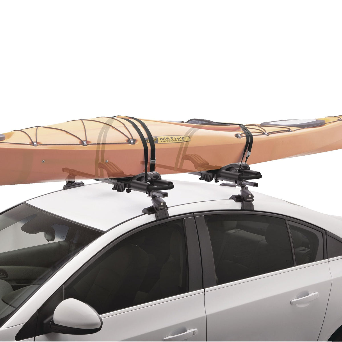 SportRack SR5514 Mooring 4-in-1 Stacker Roof Top Mount Kayak Rack, 36-in, 2-pc