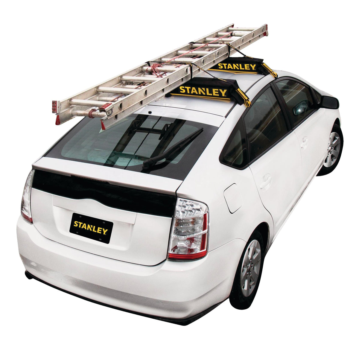 Stanley Roof Top Universal Rack Pad & Luggage Carrier System, Adjustable with 2 Tie-Down Straps, Black