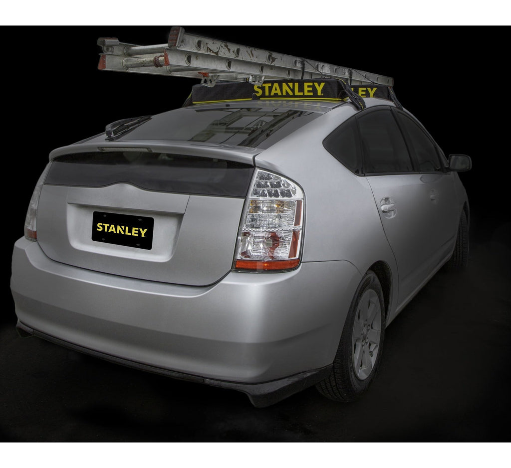 Stanley Roof Top Universal Rack Pad & Luggage Carrier System, Adjustable with 2 Tie-Down Straps, Black