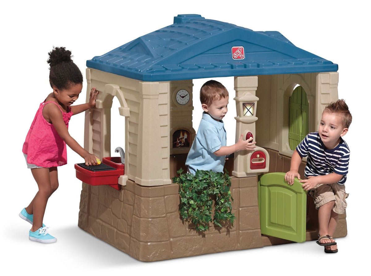Step2 Happy Home & Cottage Playhouse with Interior Set, Ages 1.5+