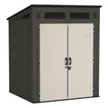 Suncast Modernist Outdoor Storage Shed, Grey, 6-ft x 5-ft