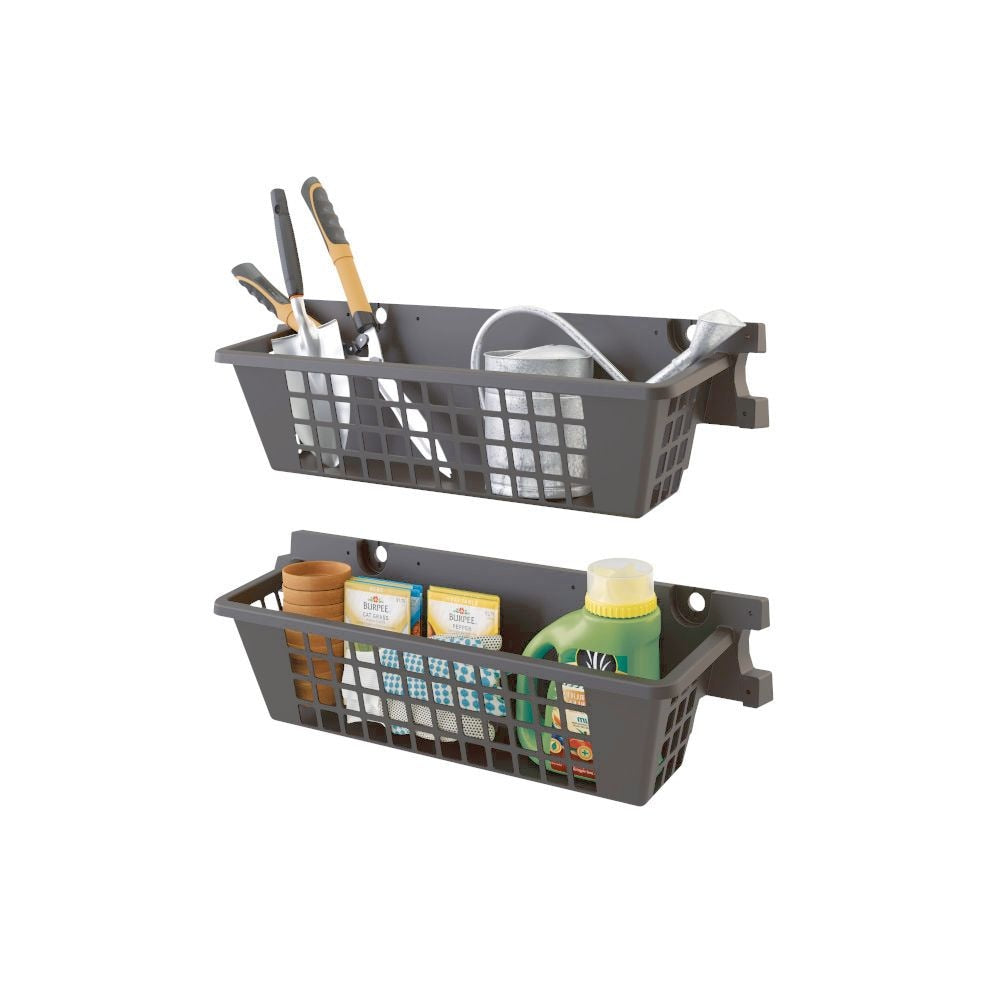 Suncast Resin Basket Shed Accessory with EZ Bolt, 2-pk