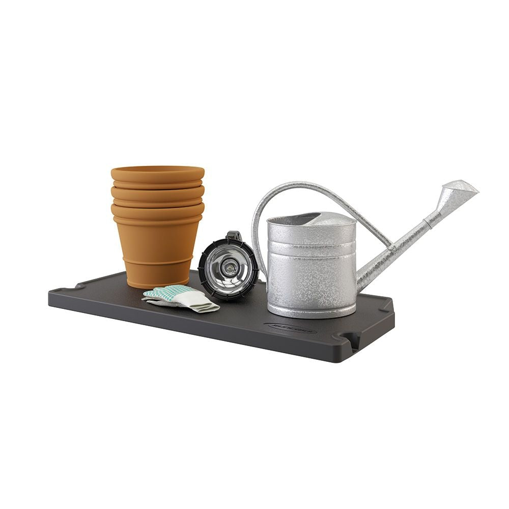 Suncast Vertical Resin Shed Shelf Kit, 30-lb Capacity