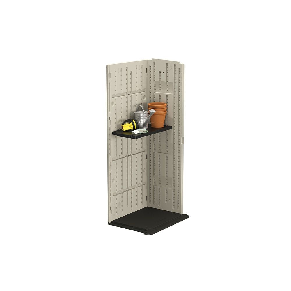 Suncast Vertical Resin Shed Shelf Kit, 30-lb Capacity