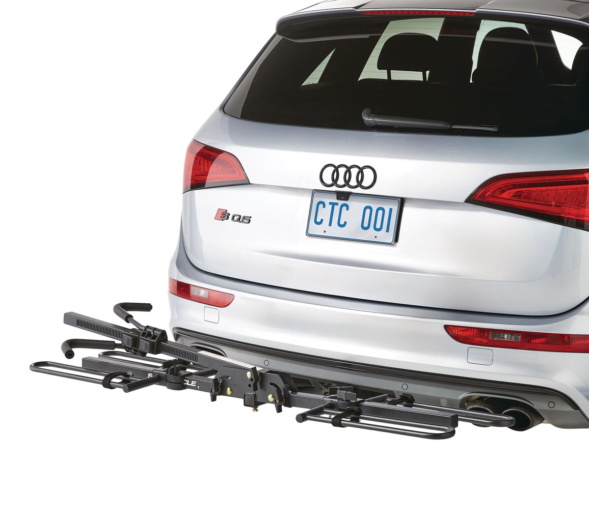 Supercycle Hitch Mounted Platform Bike Carrier, 2-Bikes