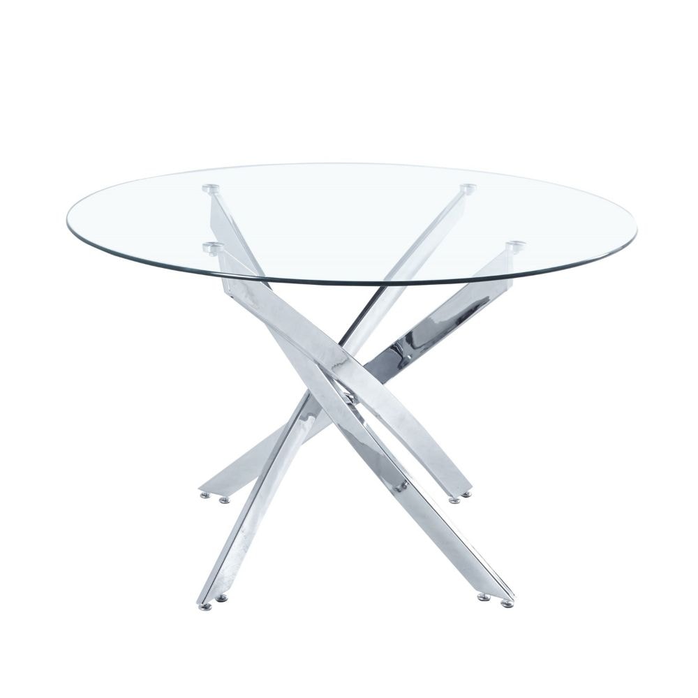 Take Me Home Star Glass Round Dining Table