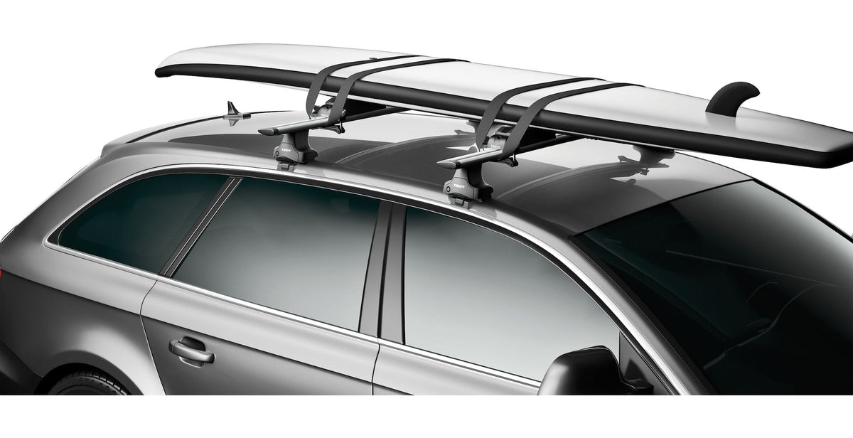 Thule 811XT Board Shuttle Roof Top Mount SurfboardRack, Adjustable, 34-in, 2-pc