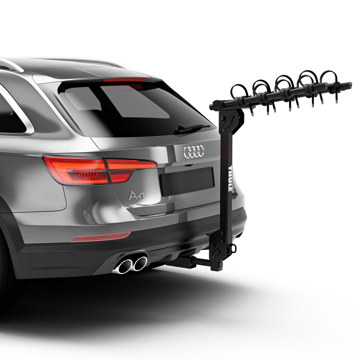 Thule Trailway 4-Bike Hitch Mount Bike Rack, Fits 1-1/4, 2-in Receiver, Black