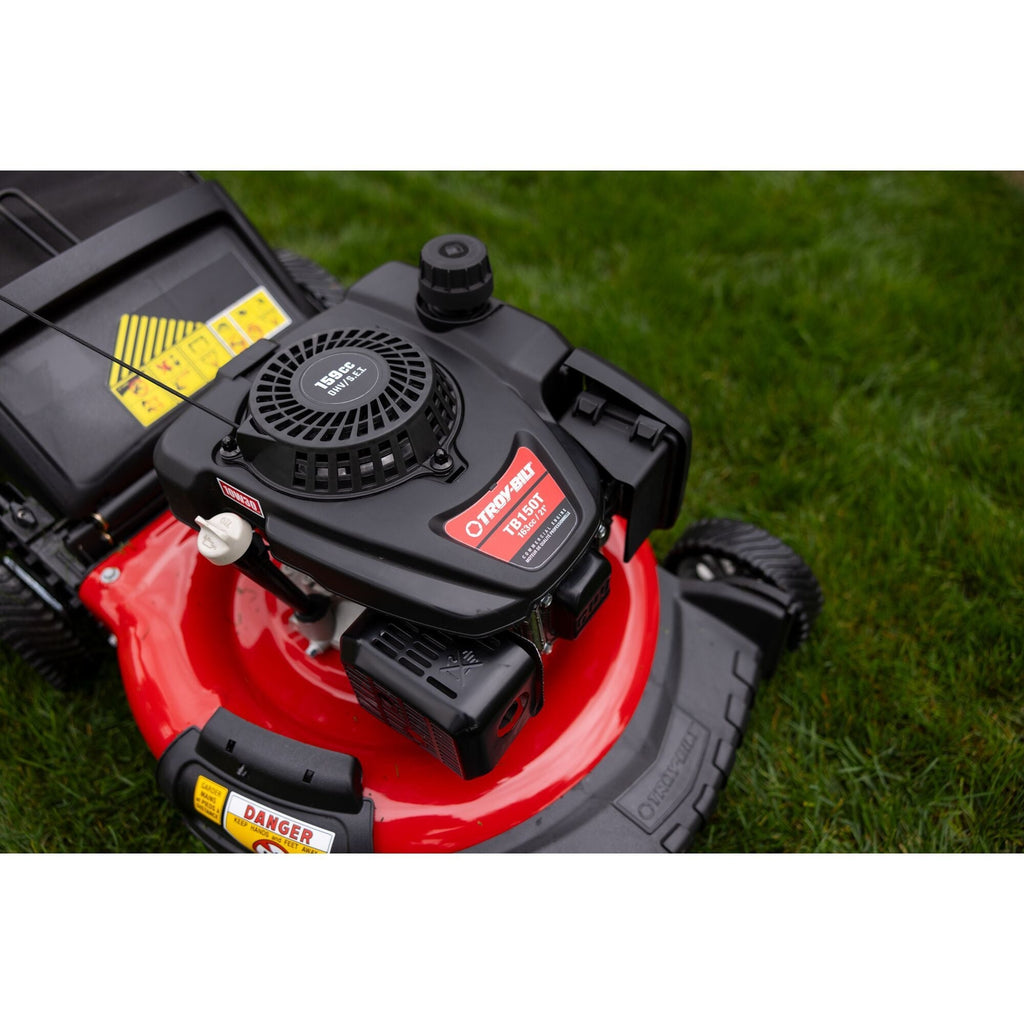 Troy-Bilt 163cc Gas Commercial Push Lawn Mower, 21-in