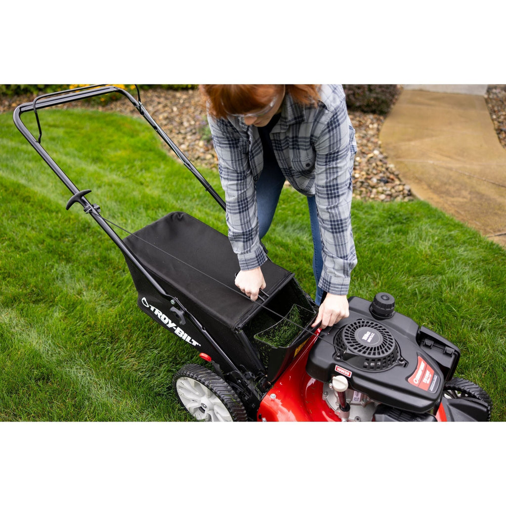 Troy-Bilt 163cc Gas Commercial Push Lawn Mower, 21-in