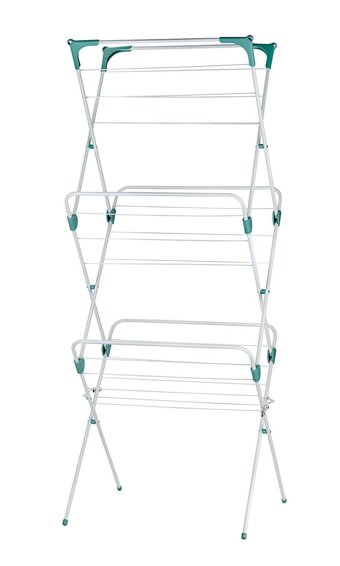 type A 3-Tier Vertical Collapsible Drying Rack, 23.5 x 20.5 x 58-in