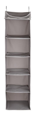 type A Ease 8-Shelf Hanging Closet Organizer, Grey