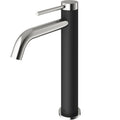 VIGO Lexington Single Handle Vessel Sink Bathroom Faucet with cFiber© Body, Brushed Nickel