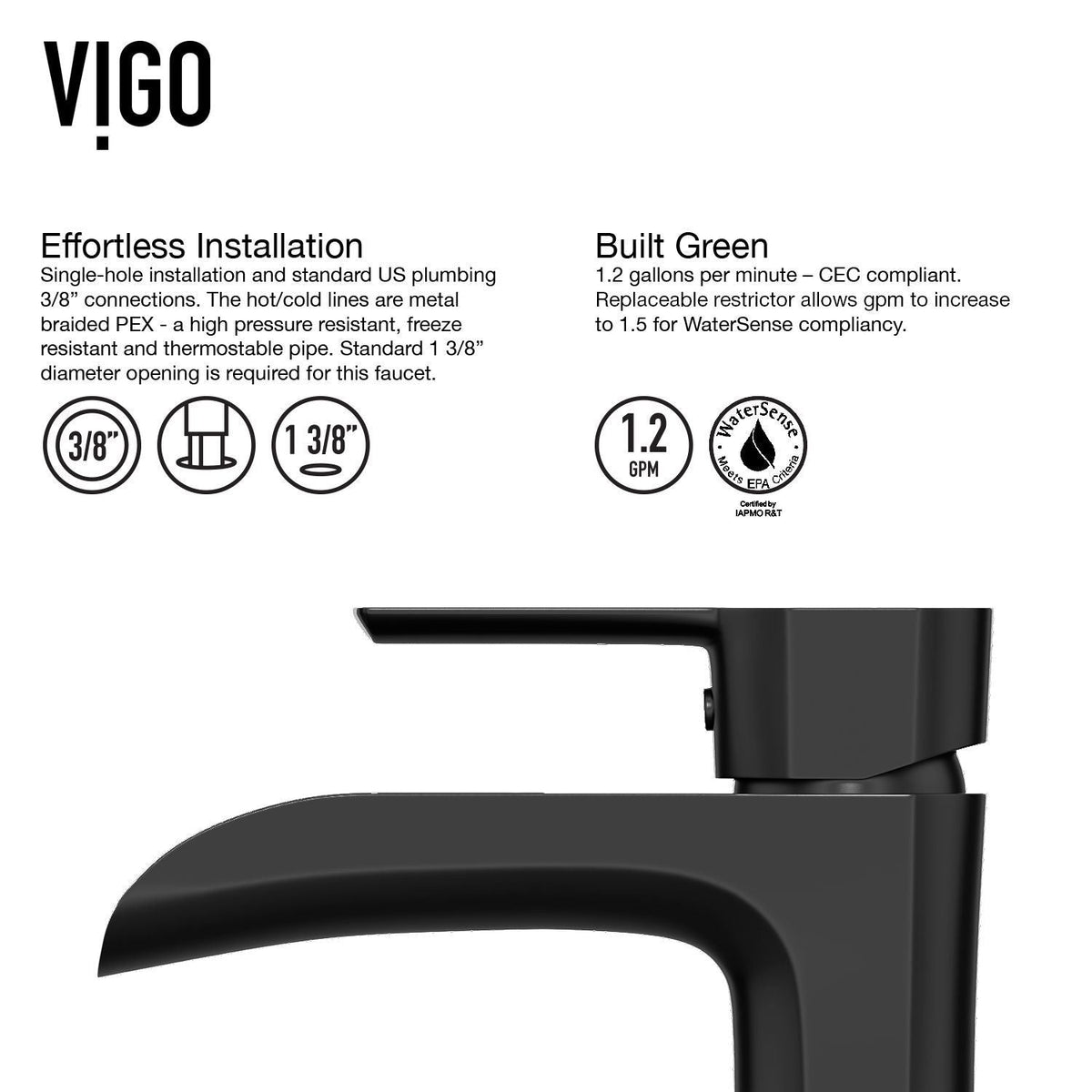 VIGO Wisteria MatteStone White Bathroom Sink/Basin Set with Niko Faucet and Oval Composite Vessel