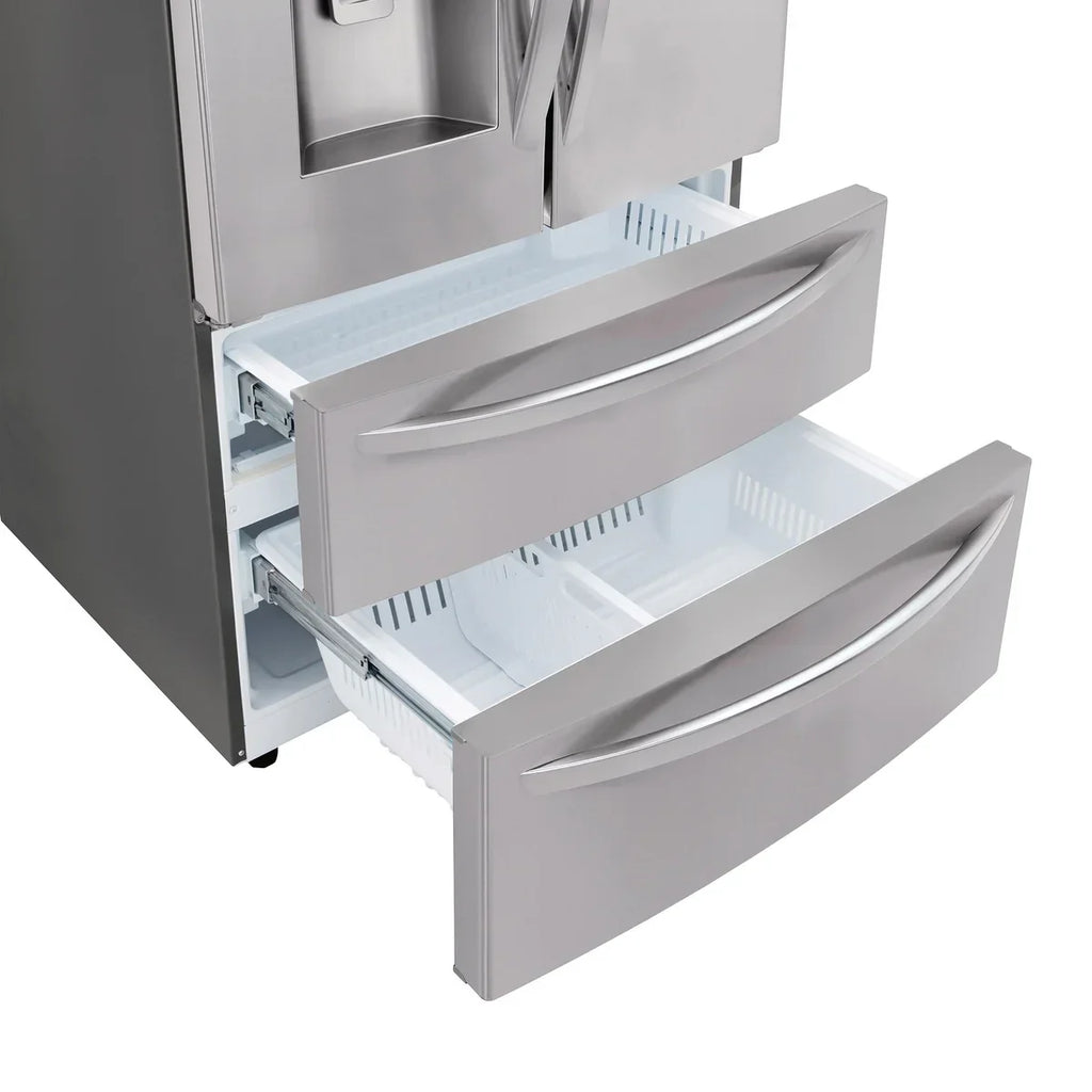Whirlpool 36 in. 31 cu ft. Stainless Steel French Door Refrigerator with Ice Maker