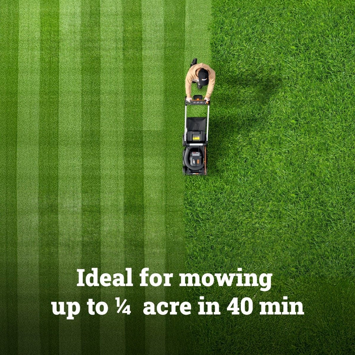 Worx 40V Nitro PowerShare 3-in-1 Self-Propelled 21-in Lawn Mower